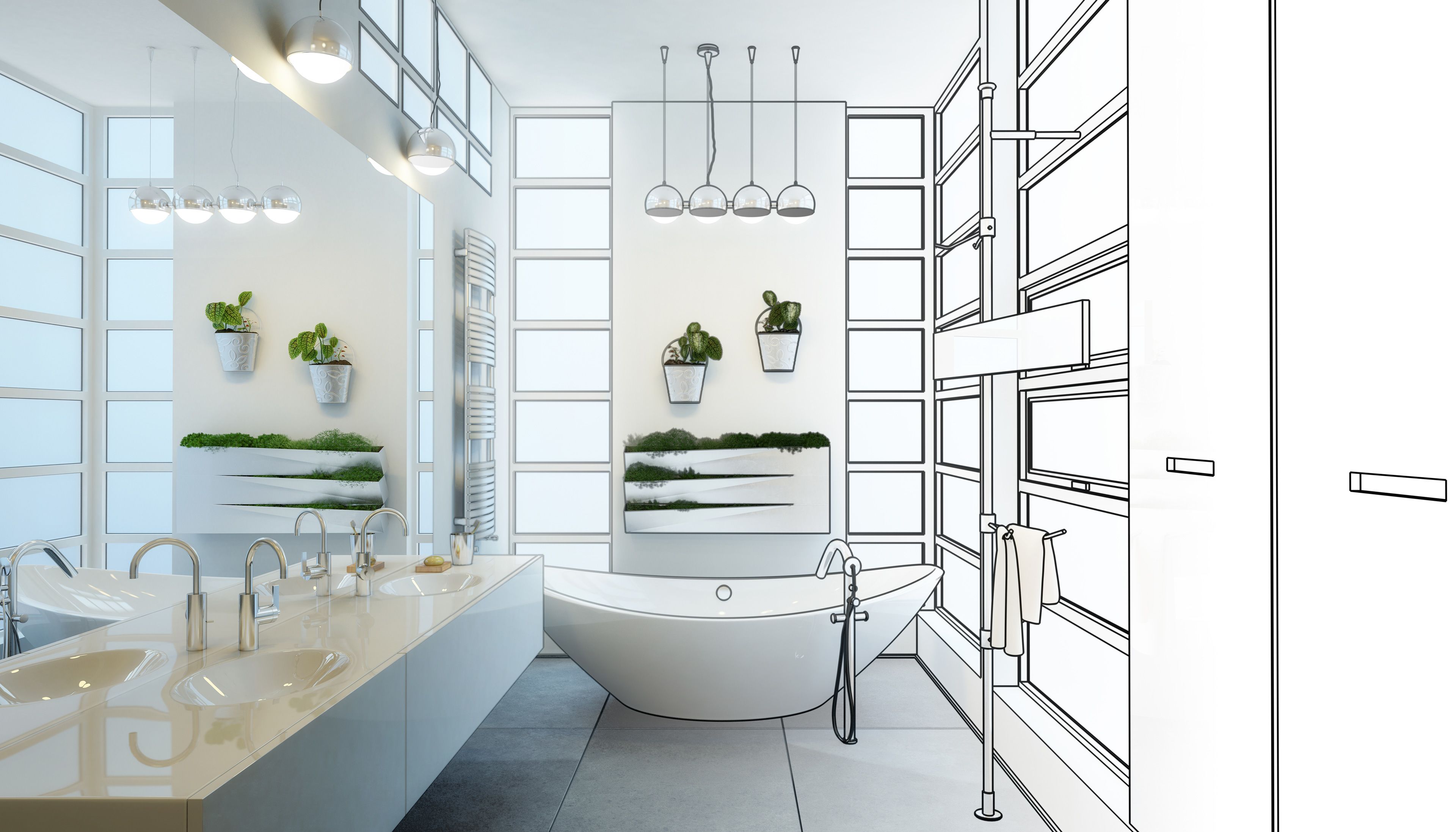 Интерьер ванной комнаты – фото и практические советы дизайнера