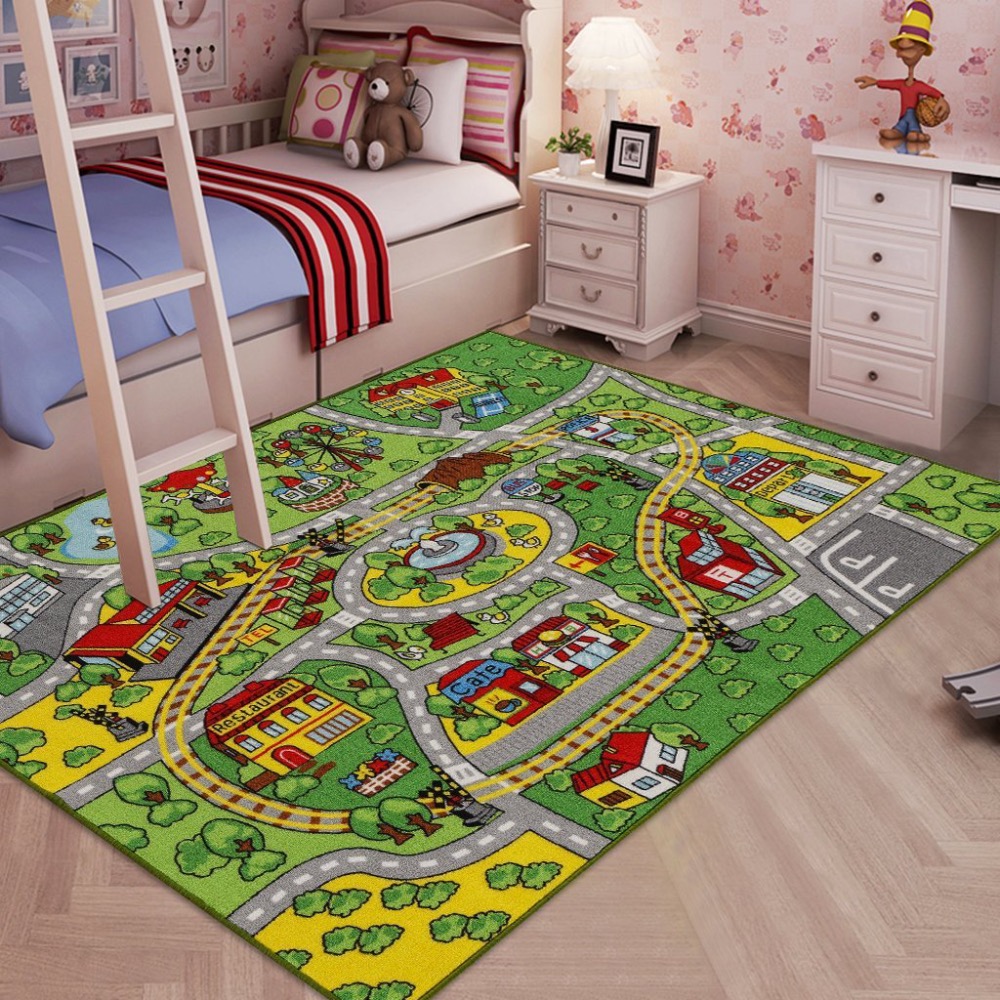 Детские ковры: утепление комнаты и самые яркие сочетания (130 фото)
