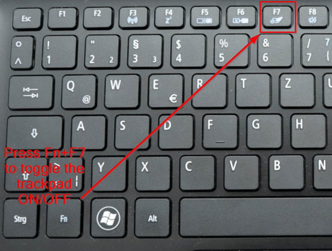 Как вернуть курсор на ноутбуке. пропал курсор мыши, что делать? включение указателя на клавиатуре
