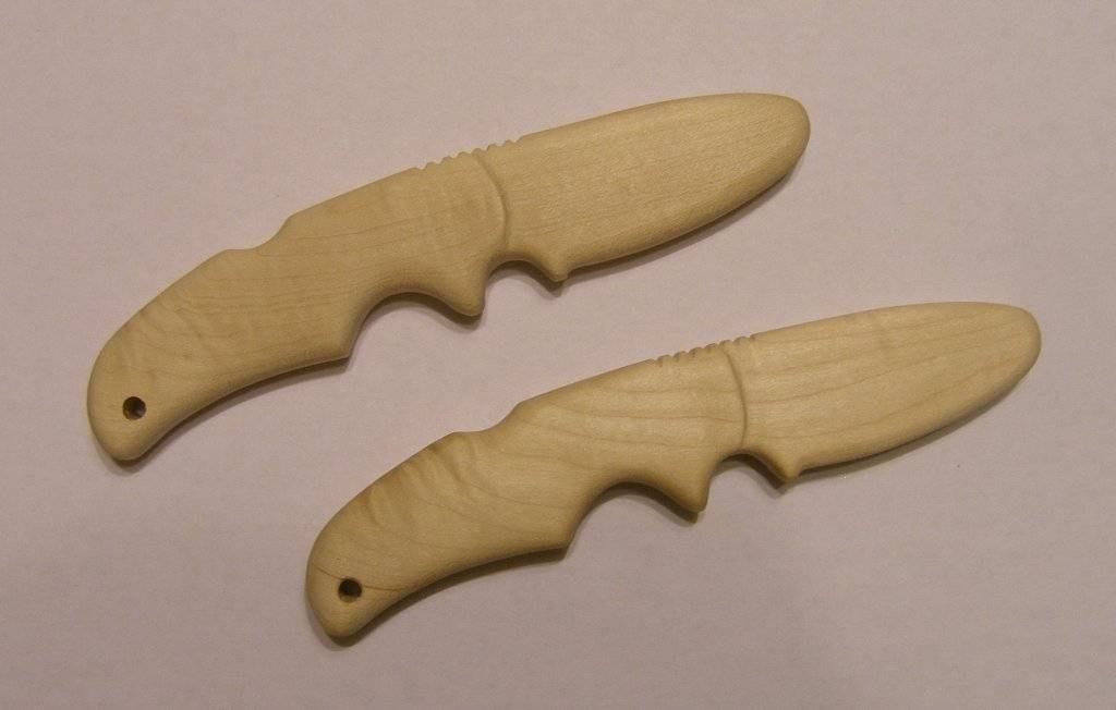 Деревянные ножи в современной версии своими руками