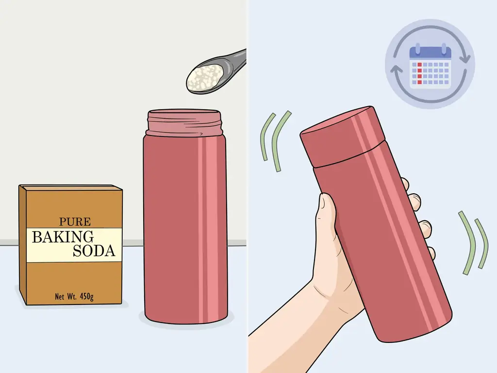 Как убрать запах из термоса: подручные средства