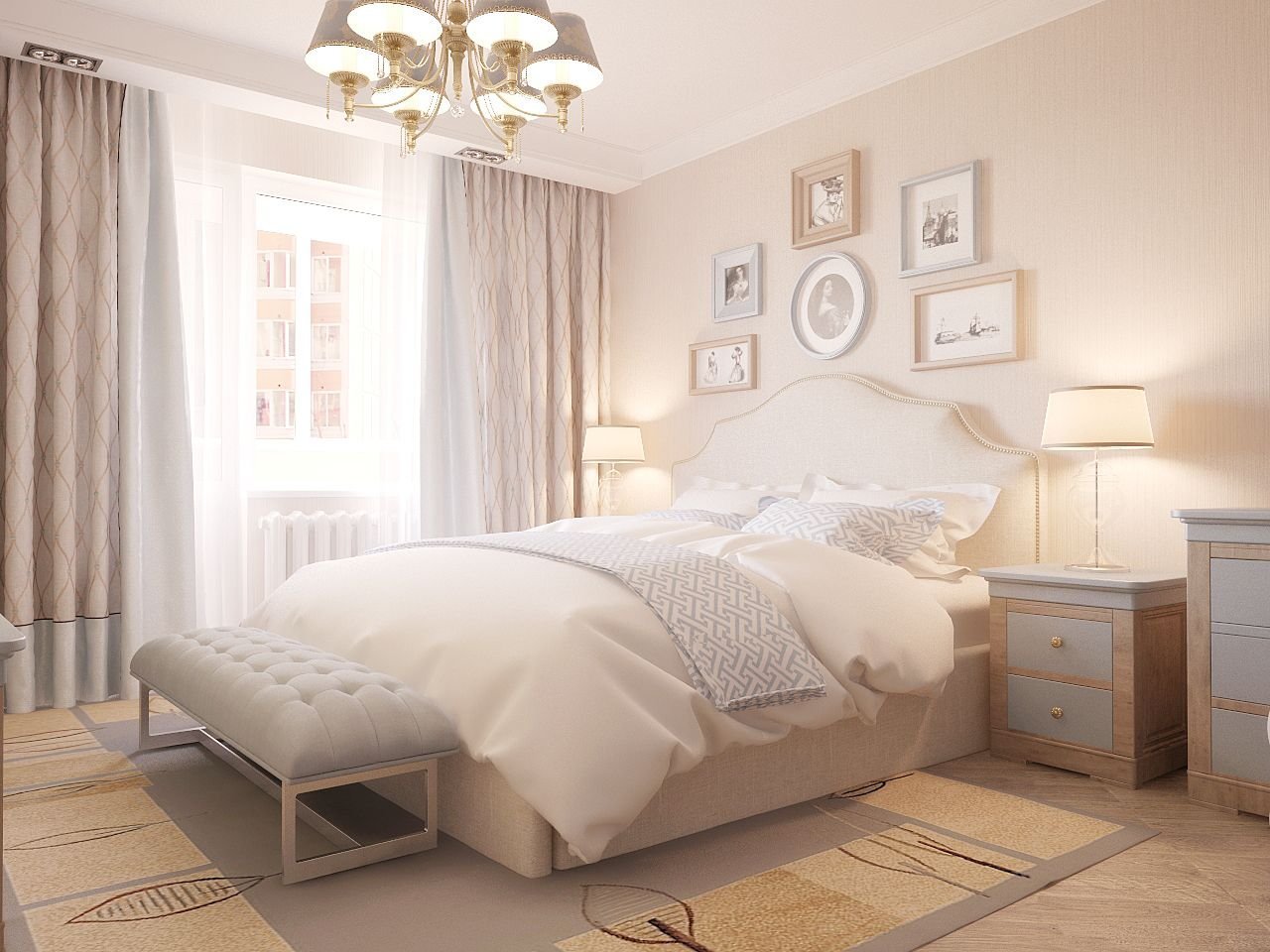 Дизайн спальни в пастельных тонах: фото интерьера спальни в светлых тонах