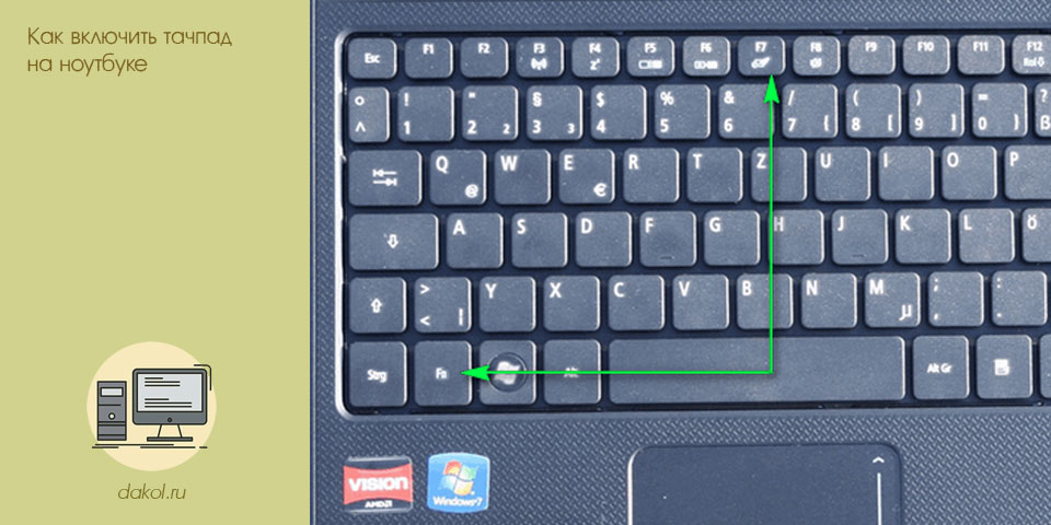 Как включить тачпад на ноутбуке, что такое touchpad блог ивана кунпана