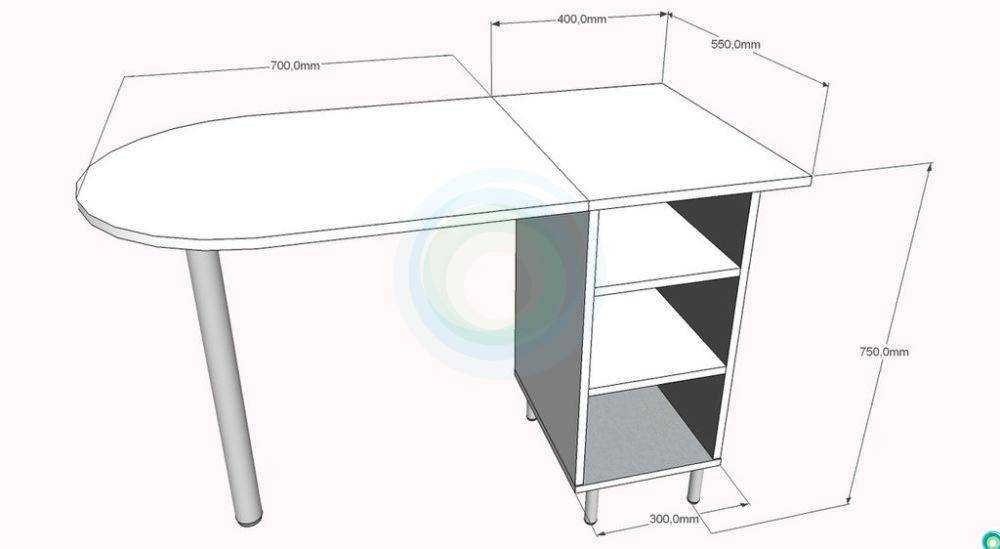 Организация рабочего места мастера маникюра: чертежи стола для изготовления в домашних условиях, выбор лампы, какие подлокотники и подушки бывают