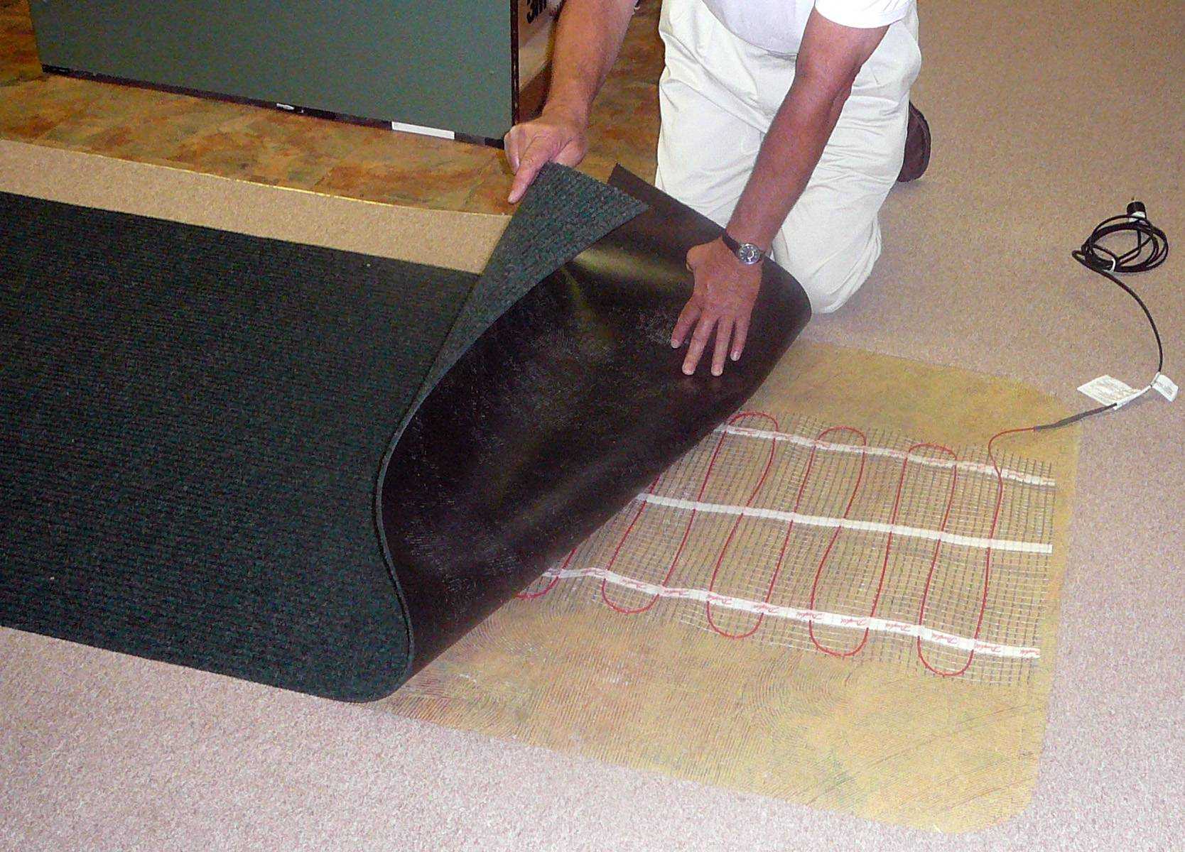 Можно ли накрывать теплый пол ковром: полезные советы по использованию теплых полов с коврами от avalon-carpet.ru