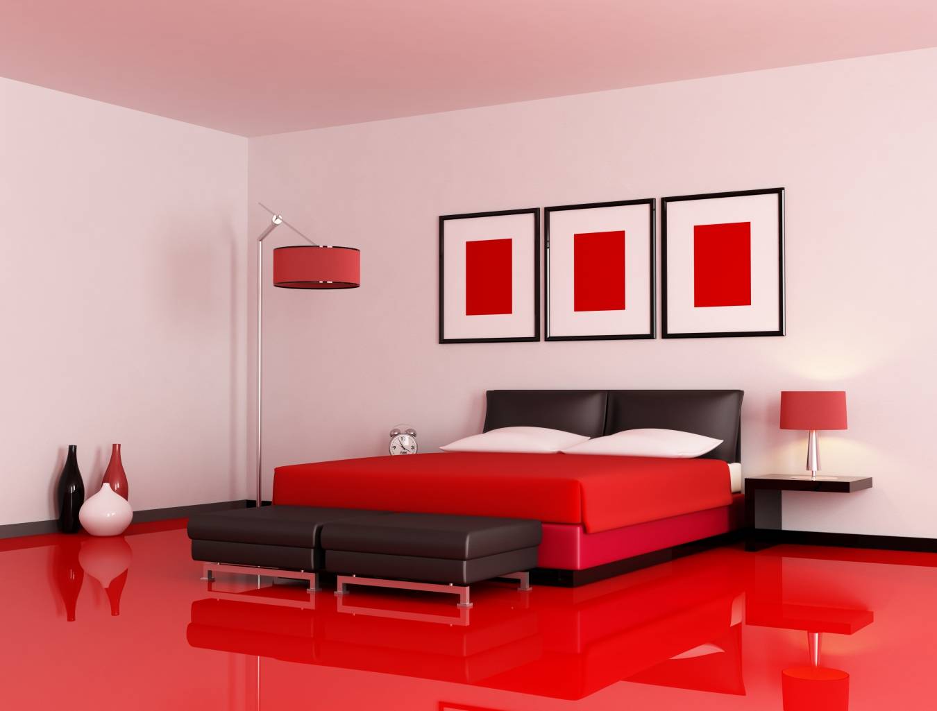 Красная спальня – особенности оформления: 25 фото дизайна