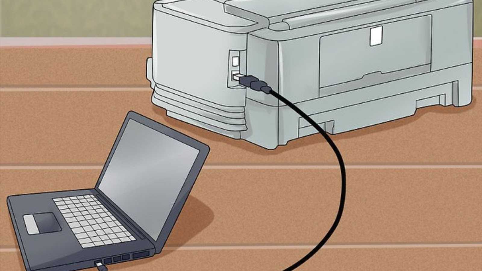 Как подключить принтер к ноутбуку