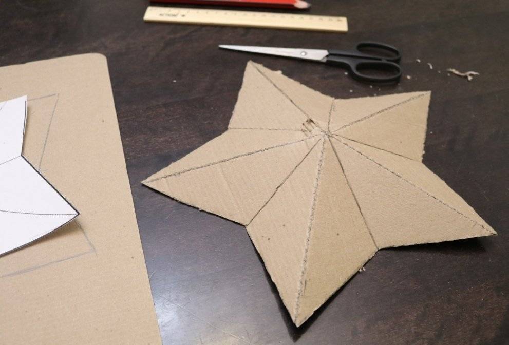 Как сделать объёмную звезду из бумаги и картона своими руками. шаблоны и схема для объемной звезды своими руками. как сделать объемную звезду в технике оригами