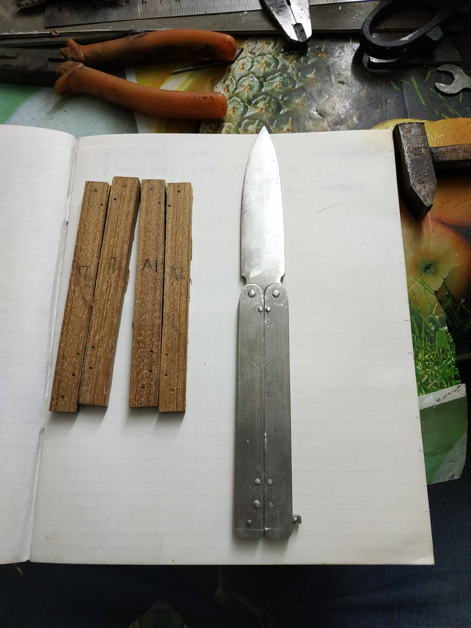 Нож из подручных материалов