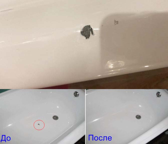 Трещина в акриловой ванне: что делать и чем её заклеить