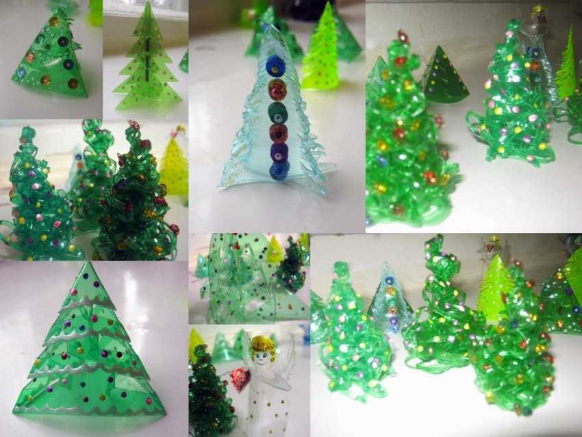 Изготовление ёлки своими руками из пластиковых бутылок и стаканов. новогодняя поделка: елка из пластиковых бутылок своими руками рождественская елка из пластиковых бутылок своими руками