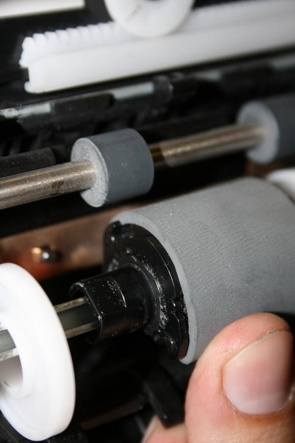 Процедура очистки барабана лазерного принтера