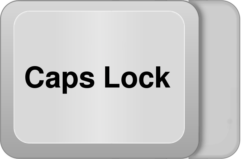 Клавиша капс лок не работает. caps lock что это такое на клавиатуре и где она
