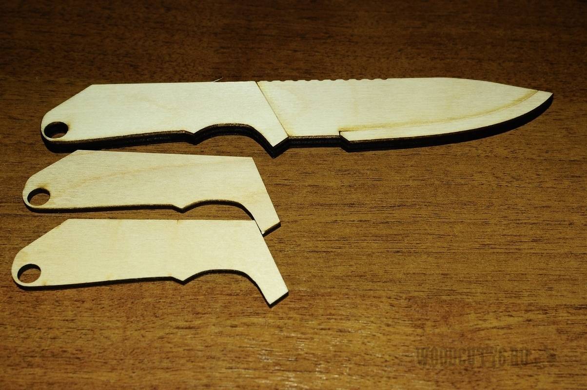 Как сделать нож керамбит из дерева