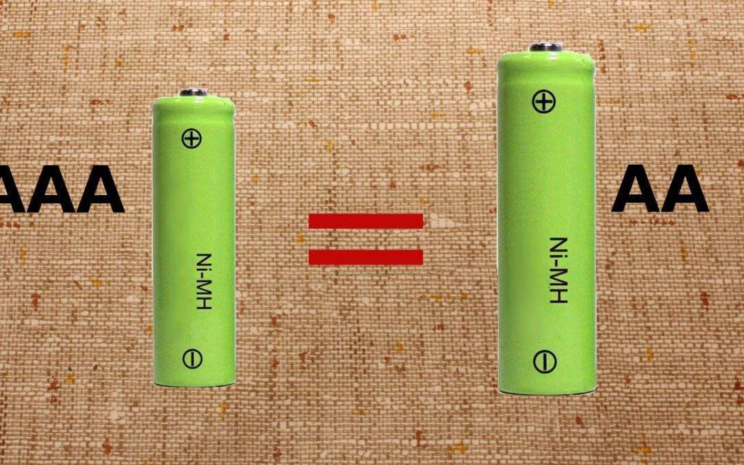 В чём разница между батарейками AA и AAA