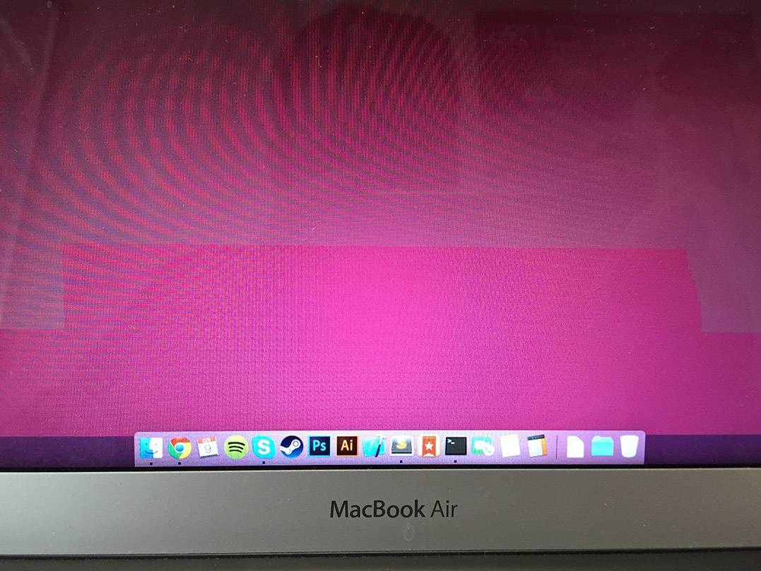 Розовый экран монитора — что делать, как найти причину и устранить