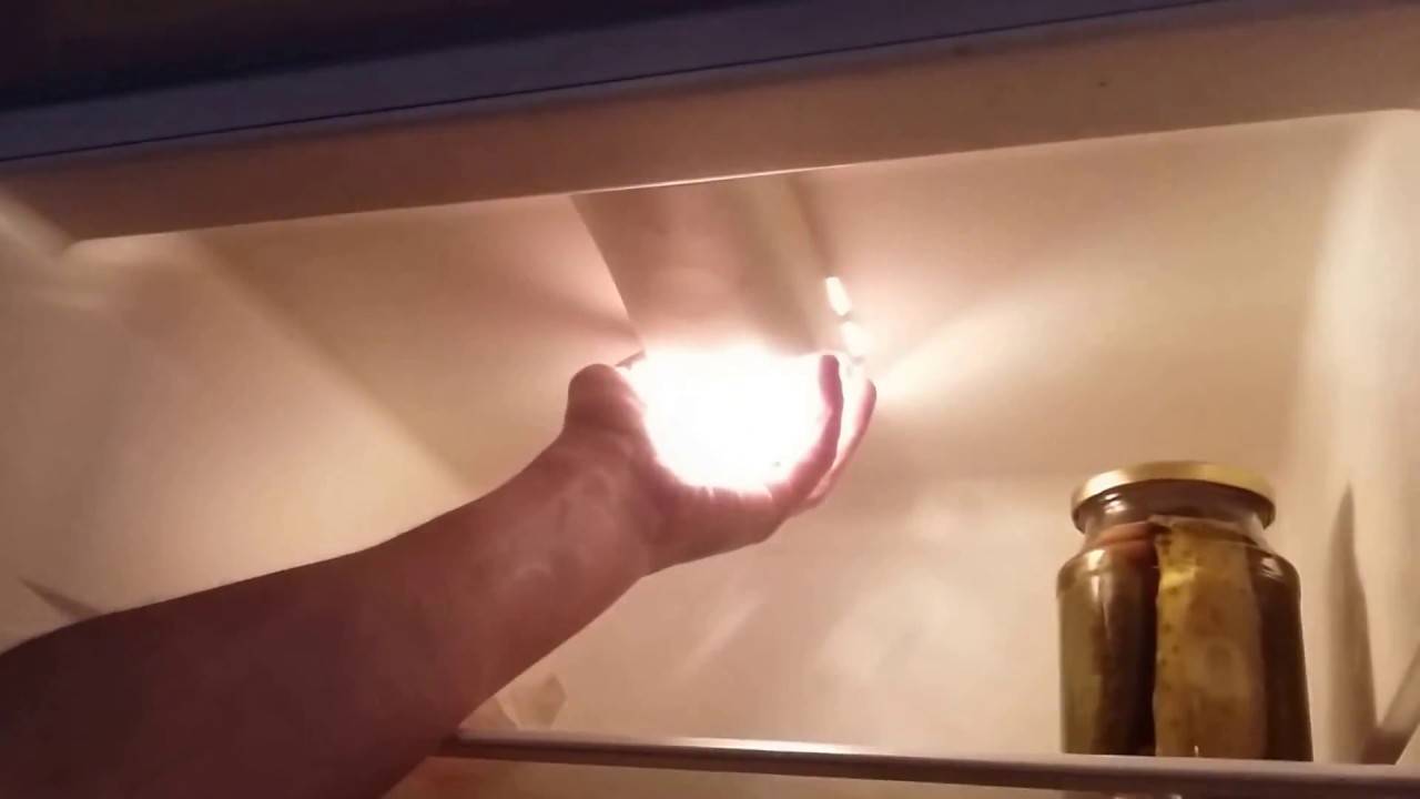 Почему не горит лампочка в холодильнике и как её поменять, видео | ✨мир света