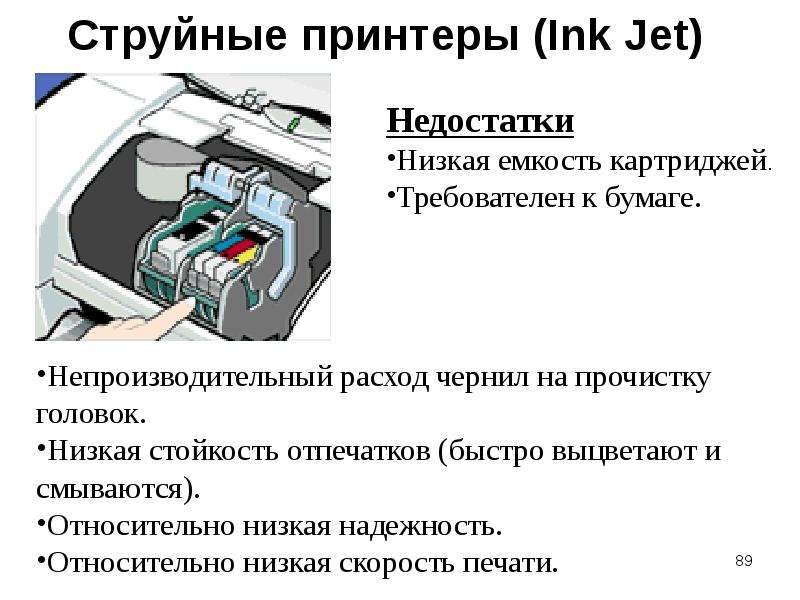 Струйный принтер — что это такое и как работает