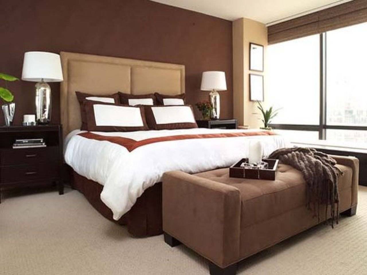 Спальня в коричневых тонах: дизайн, 26 новых фото коричневой спальни