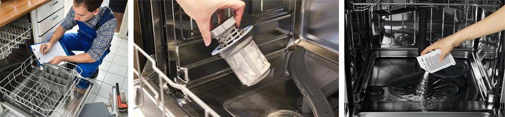 Посудомоечная машина шумит и скрежещет - что делать