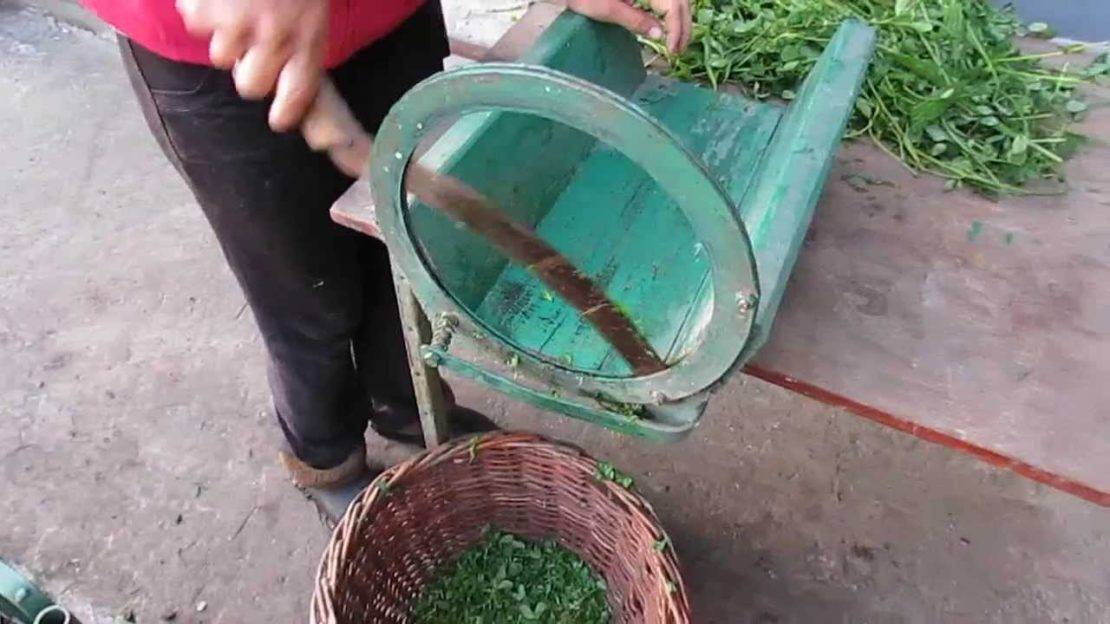 Как соорудить измельчитель травы из старой стиральной машины