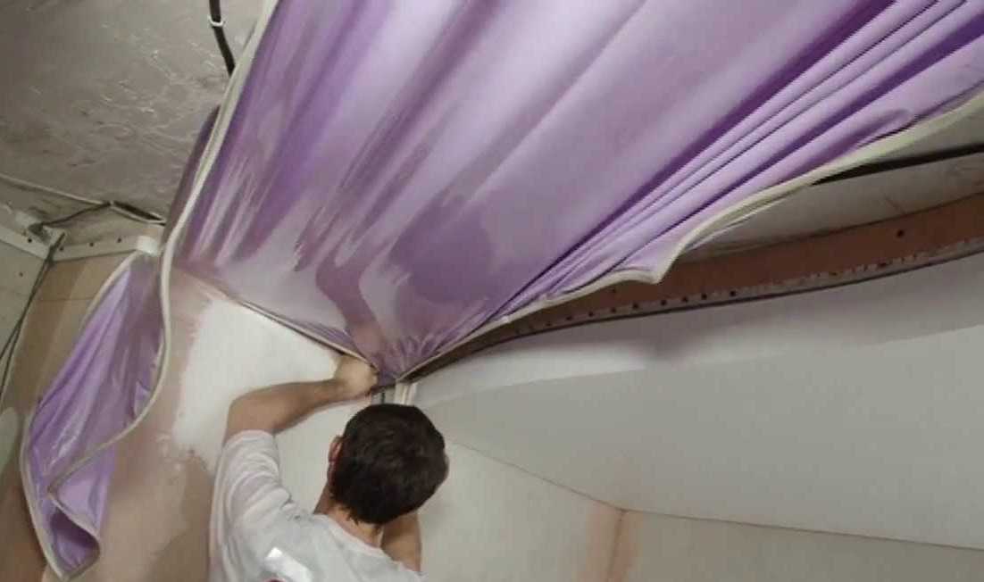 Преимущества и виды тканевых потолков. как установить конструкцию своими руками?