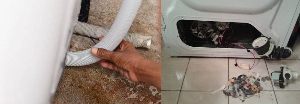 Забился слив в стиральной машине: как прочистить