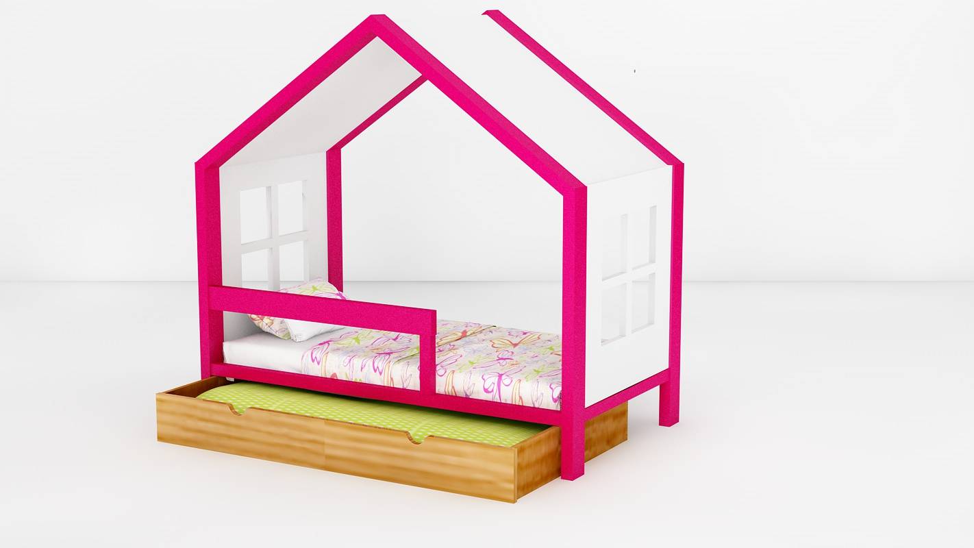 Кровать-домик своими руками, материалы, чертежи, размеры, этапы сборки