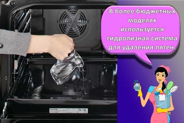 Гидролизная очистка духовки: что это такое, как осуществляется