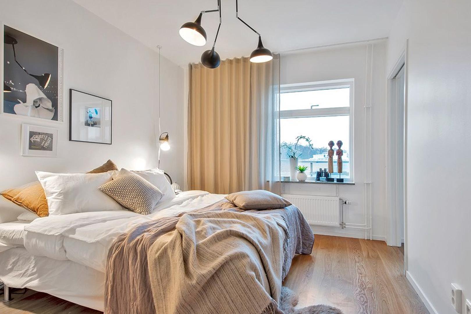 Спальня в скандинавском стиле: особенности, фото в интерьере