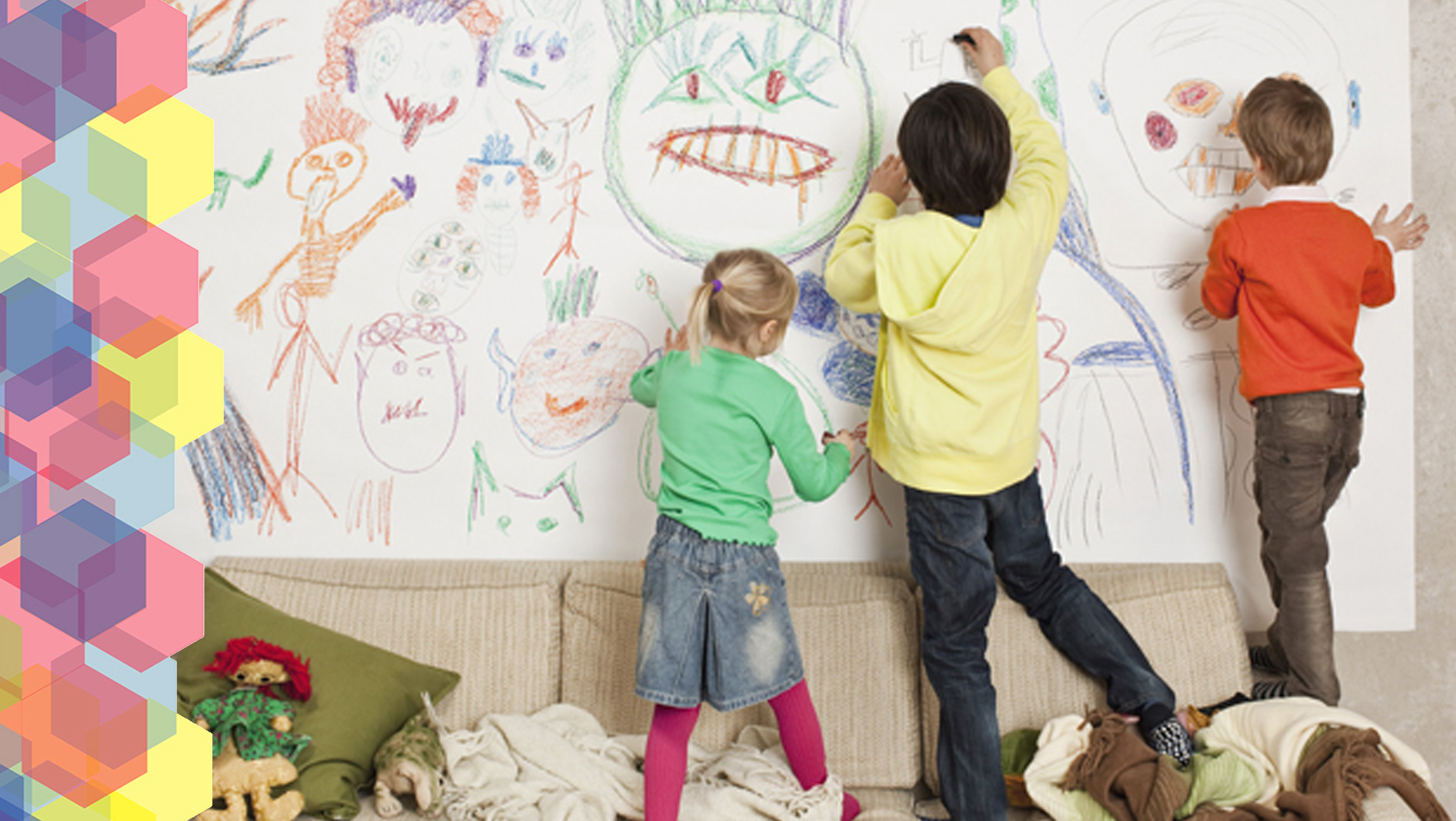 Ребенок рисует на стенах. совет