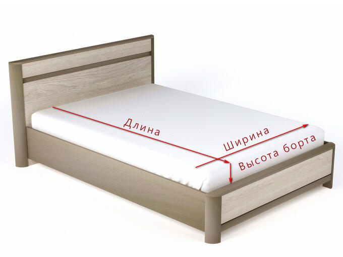 Стандартный размер двуспальной кровати, полуторной, односпальной