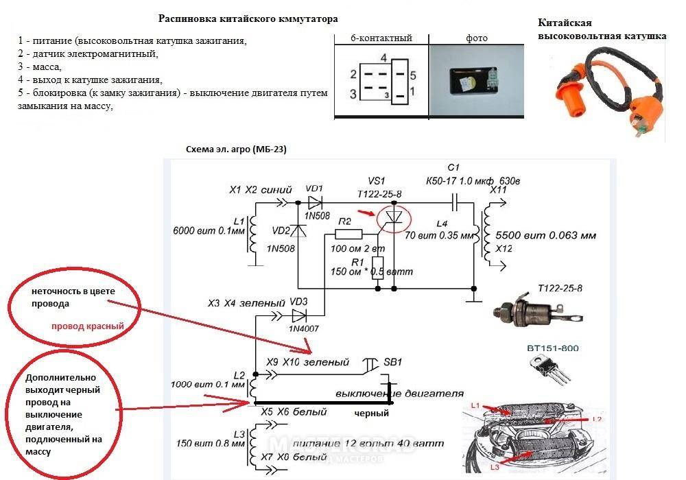Как проверить катушку зажигания на мотоблоке. Схема зажигания мотоблока Агро МБ 23у. Схема подключения катушки на мотоблоке. Схема зажигания МБ 23у. Электронный блок зажигания МБ-1..