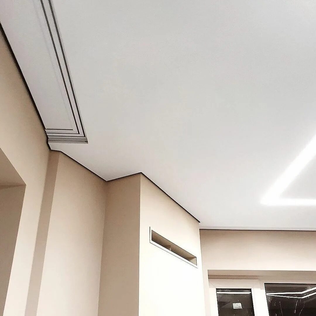 Теневой профиль для натяжных потолков с подсветкой размеры