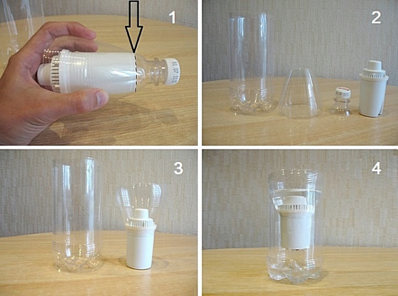 Фильтр для воды самостоятельно. Самодельный фильтр грубой очистки для воды. Самодельный фильтр для воды из пластиковой бутылки. Фильтр из бутылки. Водяной фильтр из бутылки.