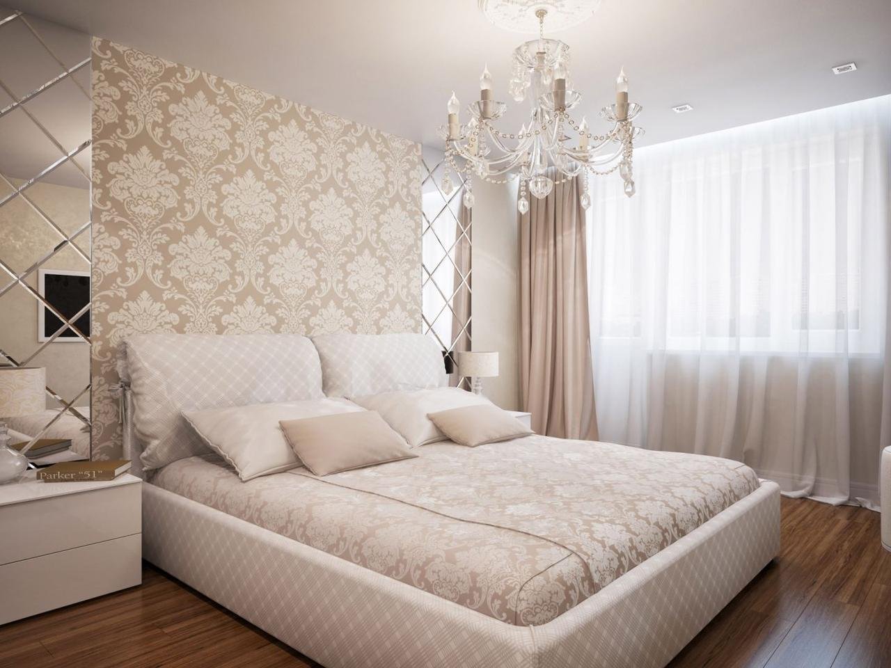 Спальня бежевого цвета – 90 фото нежного и яркого интерьера