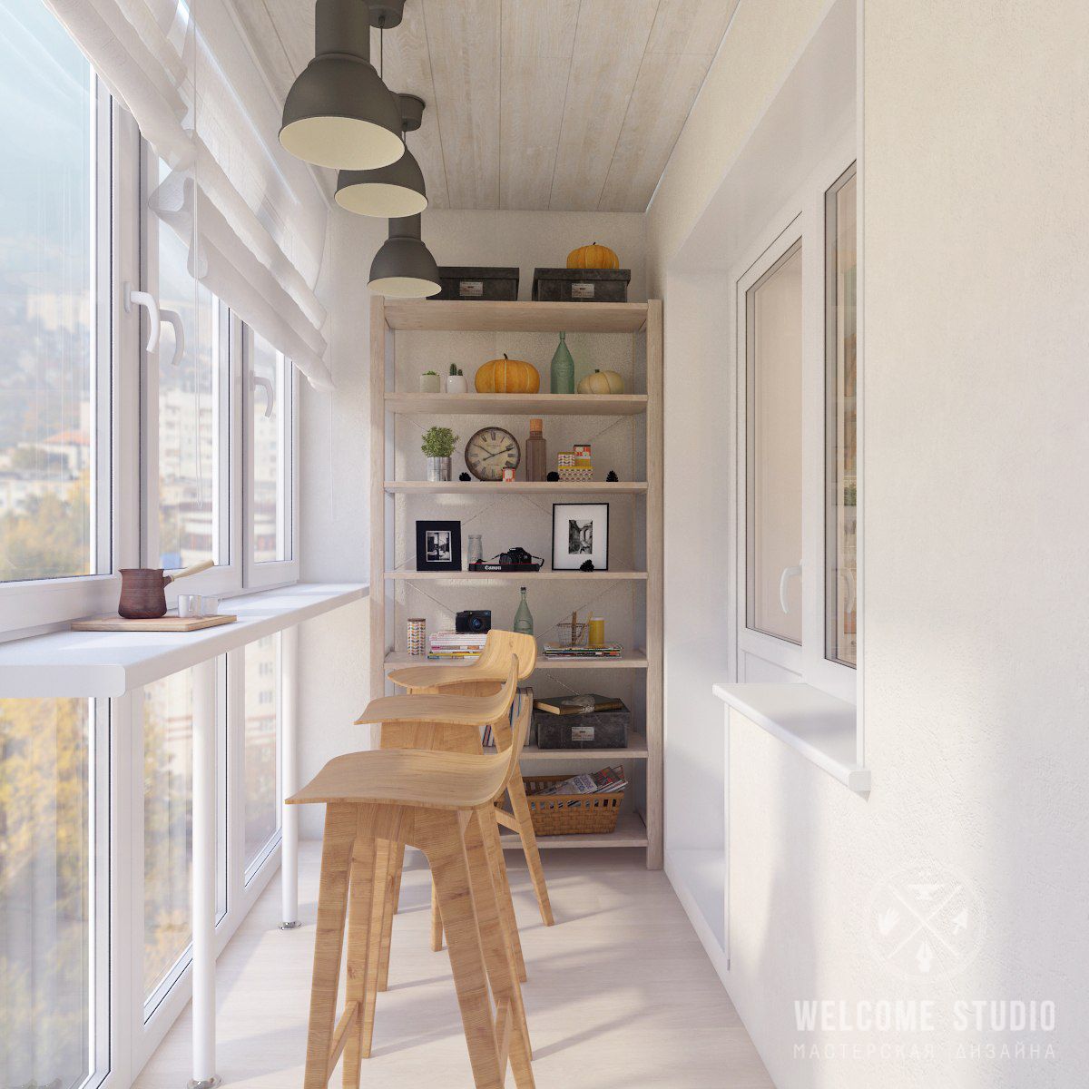 Балкон в скандинавском стиле: топ-40 фото, идеи дизайна