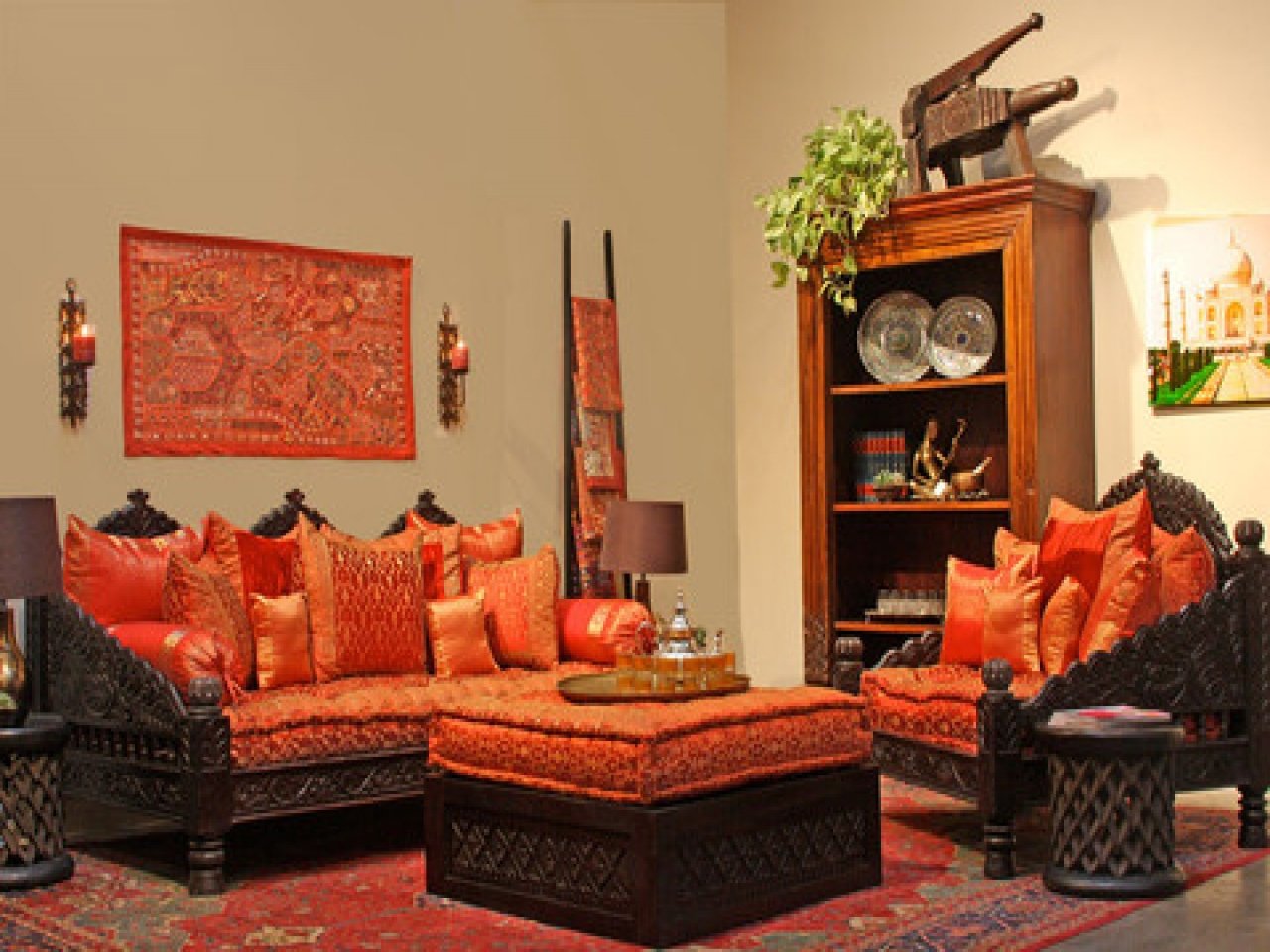 Этнический (этно) стиль в интерьере гостиной: национальный колорит в оформлении (45 фото)