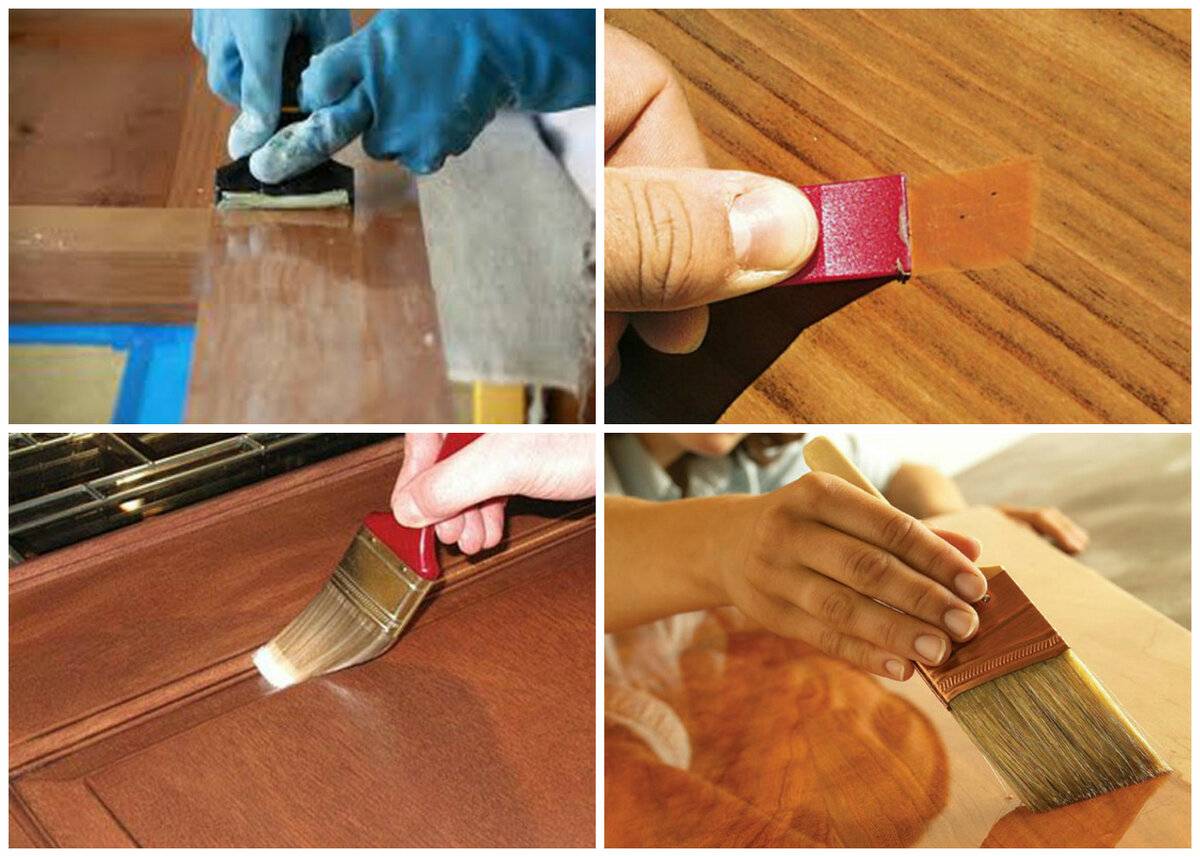Как обновить деревянные двери покрытые лаком — только ремонт своими руками в квартире: фото, видео, инструкции