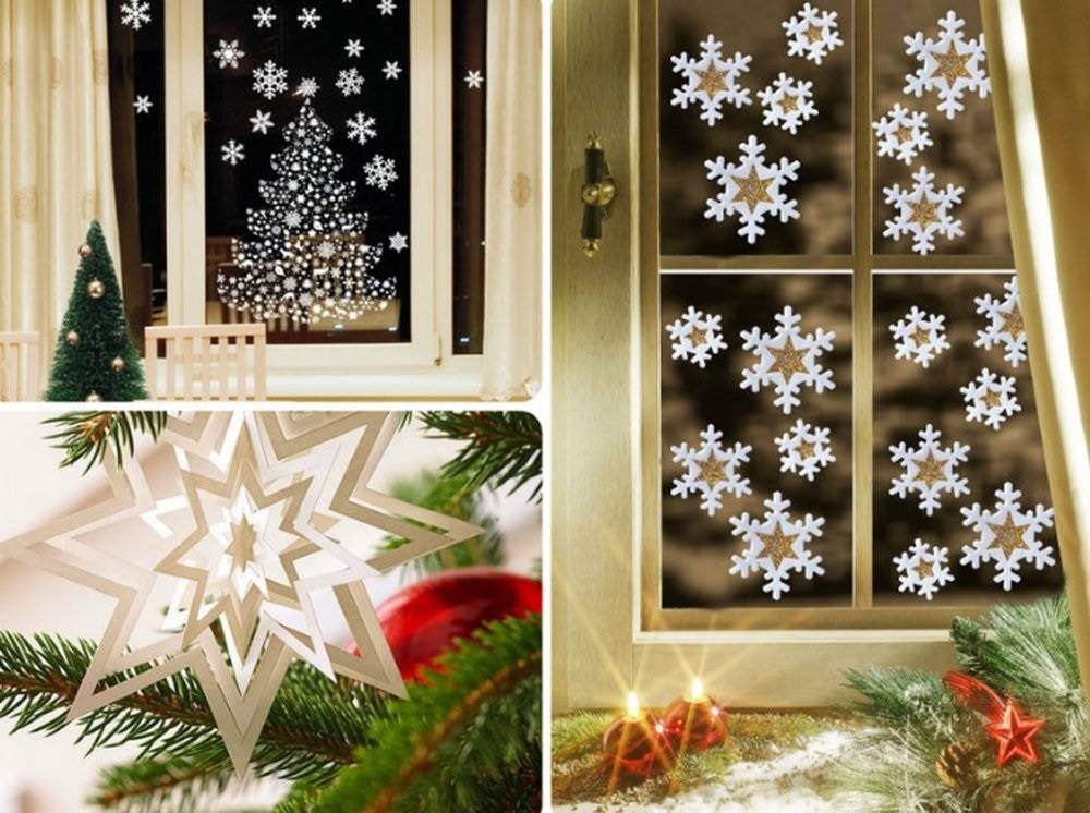 Новогоднее окно – 50 вариантов украшения, фото, мастер классы - каталог статей на сайте - домстрой