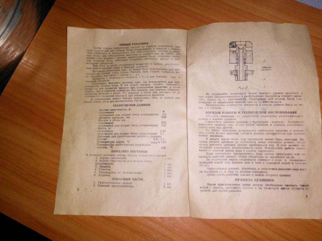 Советская скороварка "минутка": описание, инструкция, отзывы