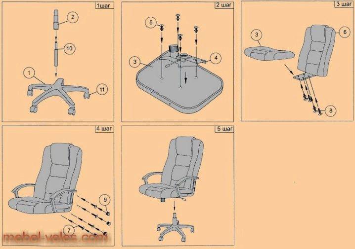 Как собрать офисное кресло? это совсем несложно!
