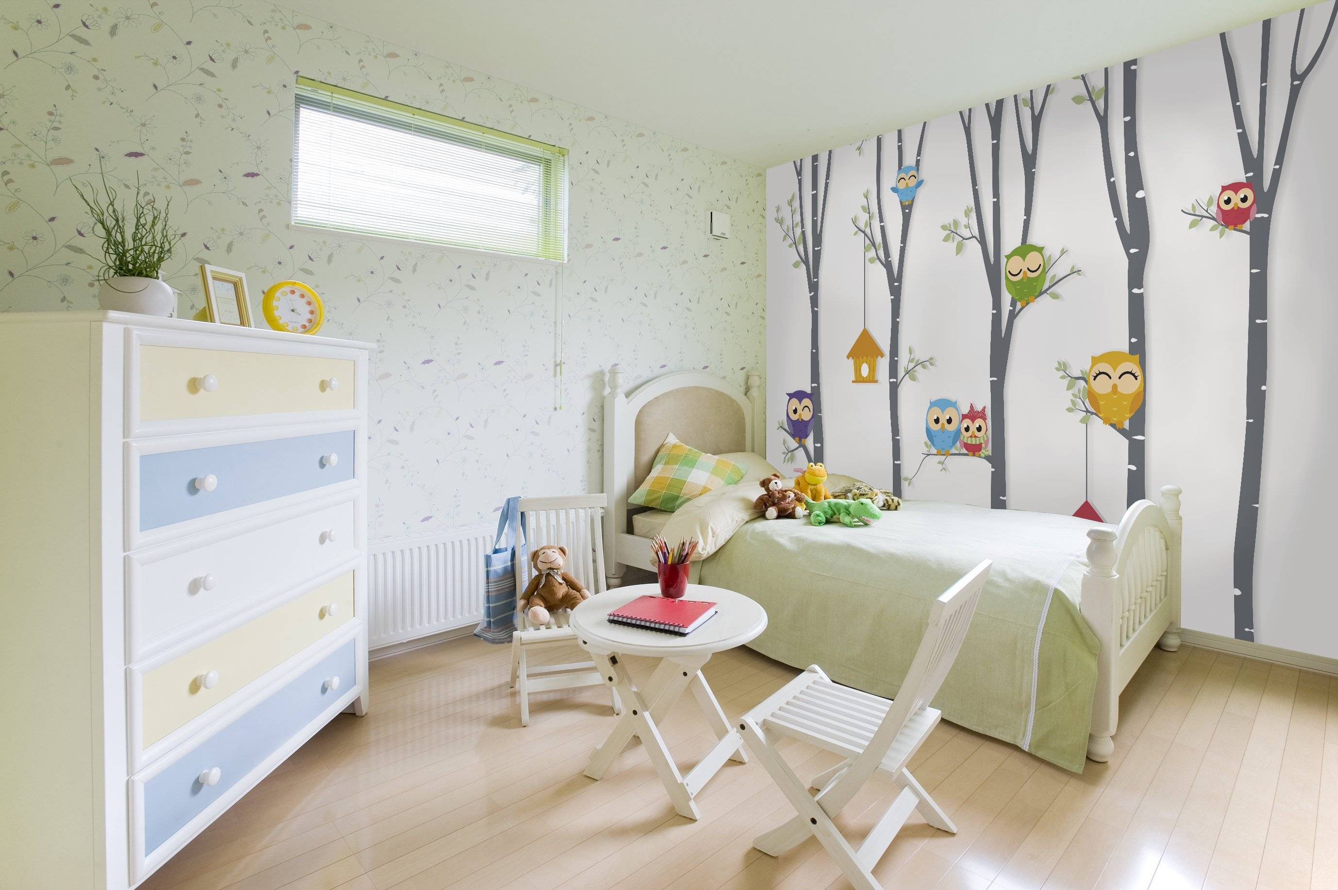 Фотообои в детскую комнату (110+ фото): примеры интерьера для девочки и мальчика