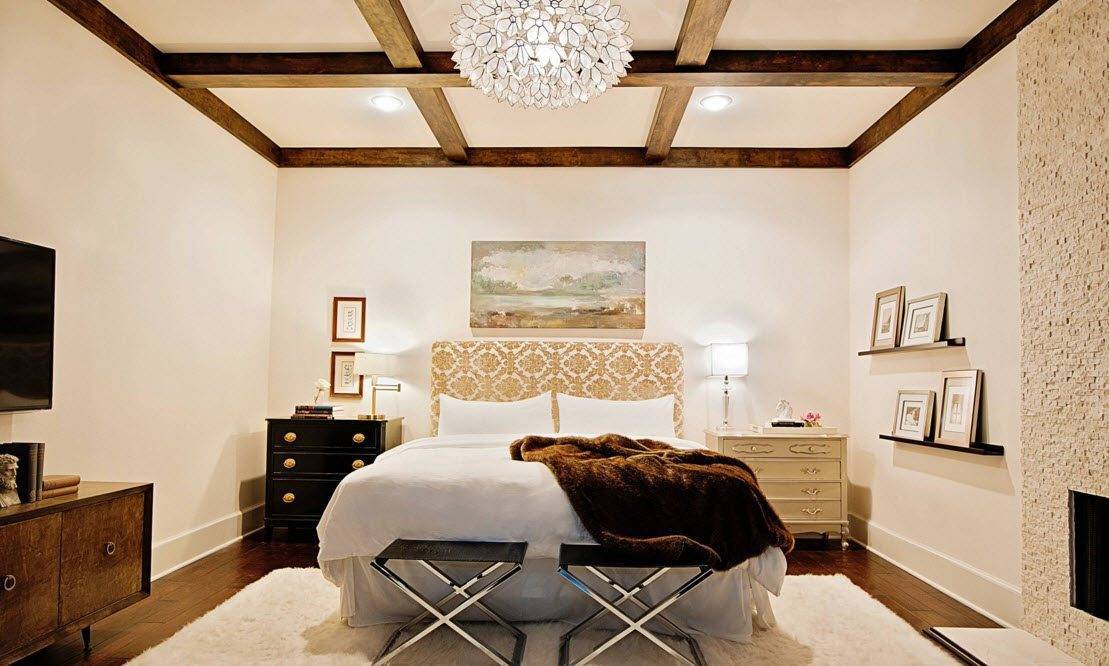 Потолок в спальне: 145 фото стильного и современного дизайна потолка для спальных комнат
