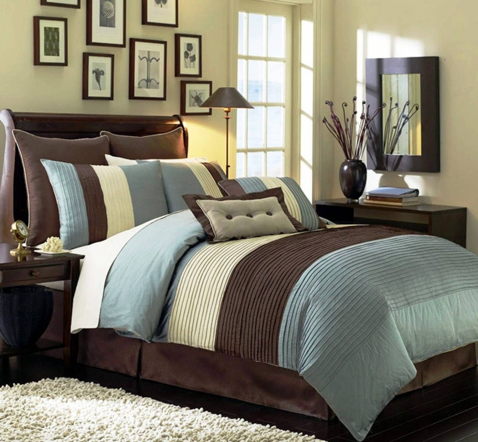 Спальня в коричневом цвете - оформление, сочетания цвета