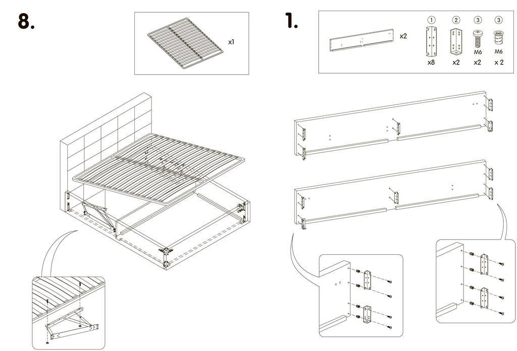 Как собрать кровать с подъёмным механизмом: инструкция и рекомендации