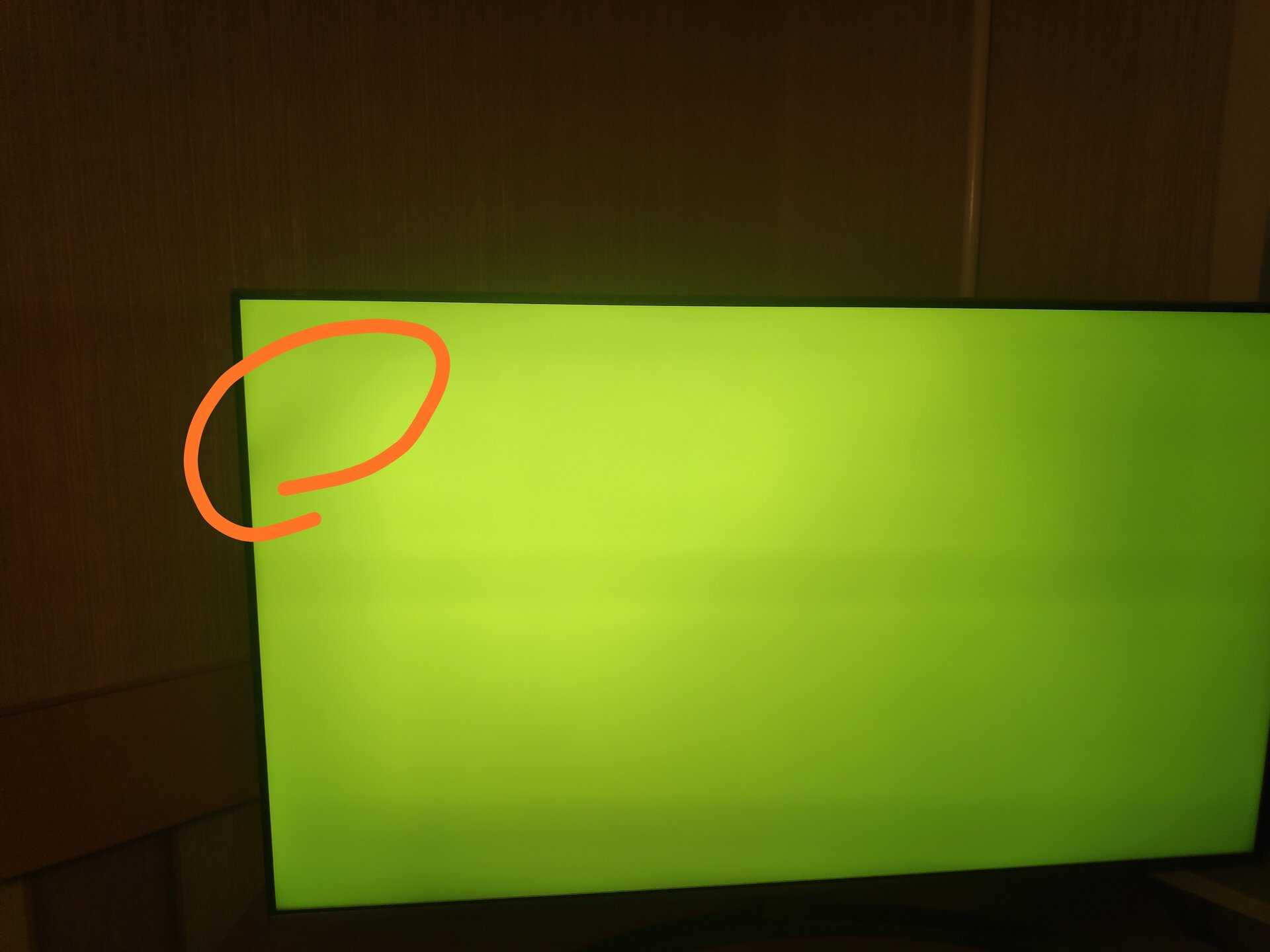 Проверка жидкокристаллического телевизора на битые пиксели