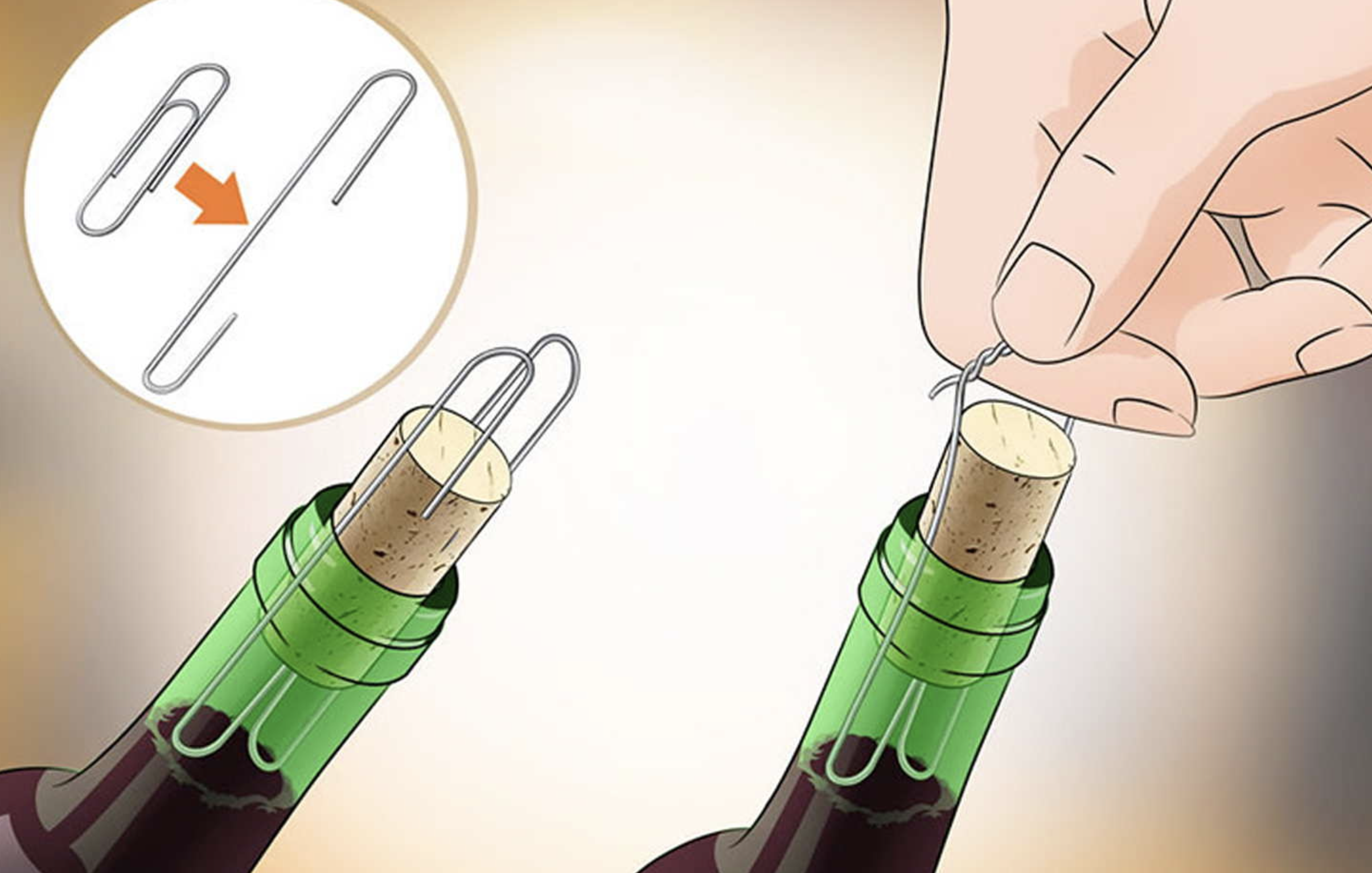 Как открыть бутылку вина без штопора — 6 простых способов
